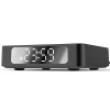 LED Smart Digital Alarm Clock with Wireless Charger Thermometer Time for Bedroom Meeting Travel Homework