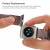 Leefirst Retro Top Grain Genuine Leather Band Replacement Strap with Stainless Steel Clasp for Apple Watch Series 321