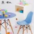 Import Light color wood legs children cute plastic chair from China