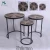 Import living room nest table antique rustic solid wood coffee table from China