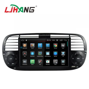 LJHANG android 10.0 2+16g system car video car multimedia system for fiat 500 car gps navigation with BT WIFI USB