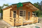 Log cabin kit for garden