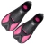 Import logo color Customized 4 size 38-45 TPR PP soft rubber full foot short swim fins snorkel free diving fins flipper shoes from China