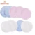Import Lokeystar Blue Reusable Microfiber Bamboo Pads Makeup Remover Washable Facial Cleaning Pads Makeup Remover from China