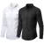 Import Long Sleeve 100% Cotton Solid Shirts Smooth Formal Shirts And Pants Combination White Office Tuxedo Dress Shirts For Men from Pakistan