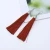 Import Long Tassel Earrings 18 Colours Dangle Long Drop Tassel Fringe Trendy Fashion from China