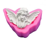 Lovely Angel Girl Baking Tools Silicone Mold Cake Dessert Silicone Cake Mold Silicon Form For Soap Cake Decorating Mold