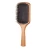 Import Low MOQ square paddle hair brush and Beech wooden hair brush with nylon pins soft bristle hairbrush from China