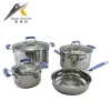 Low price 4mm T-type glass lid stainless steel korea cookware