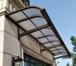 Low price customized outdoor gate aluminum alloy canopy awning