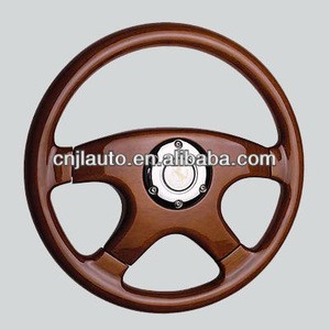 luxurious Wood Steering Wheel