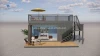 Luxury 20ft Prefabricated houses with kitchen,bathroom black shipping container house with one bedroom hotel use