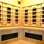 Luxury far infrared sauna room 3 person for sale