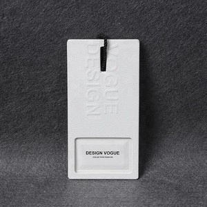Luxury garment product tags for clothing with custom printing