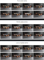 Luxury Square Marble Dining Table Set Furniture Imported Modern Dine Room Chaires Dining Tables And Chairs