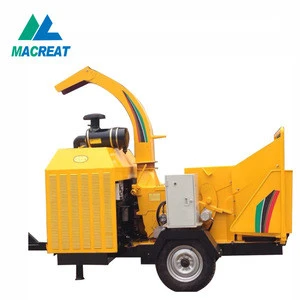 MACREAT high efficiency wood chipping machine mobile shredder chipper machinery LDBC1000