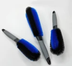 Made in China car cleaning tool long handle 360 degree corner deep cleaning car tyre plastic hard brush