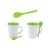 Import Made in China New Product Double Wall Ceramic Mug with Spoon from China