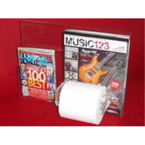 Magazine Rack Toilet Acrylic Tissue Holder