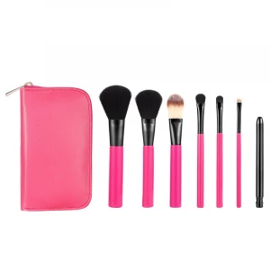 Makeup Brushes Kit Cosmetic Brush Professional with Wood Handle Ferrule Aluminum