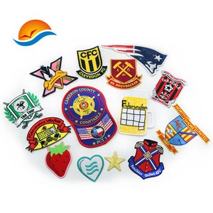 Manufacturer Customized design irregular Shape Clothing Embroidery patches