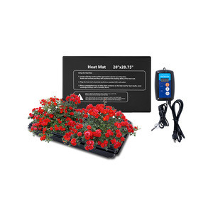 Manufacturer plant seeding heat mat with thermostat very easy to install and use for sale