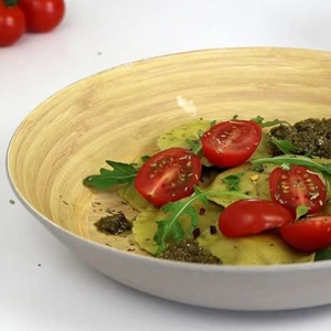 Manufacturers China Eco-Friendly Biodegradable Bamboo Wooden Plates and Dishes in Bulk