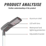 Manufacturers Price 120-180 Watt LED Street Light Lamp IP65 6000K White Light StreetLight