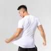 Mens Running Quick Dry T-Shirt Athletic Outdoor Short Sleeve Comfortable Sports Top Performance T-Shirt