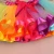 Mesh Rainbow Princess Dress Performance Baby Girl Tutu Pleated Skirt with Bow Knot Mini Children Breathable Polyester Quick Dry