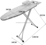 Metal folding height adjustable  mini ironing board for hotel