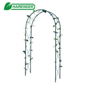 Metal Garden Arch  Rot Proof With Gate Wrought Iron Garden Wedding Arches