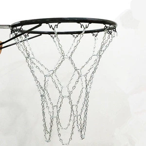 Metal Material Steel Chain Basketball Net Hoop For Club Train