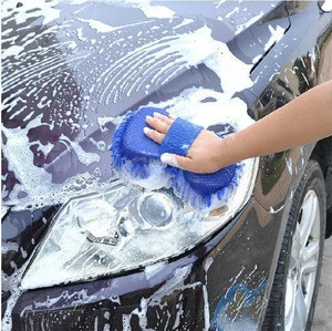 Microfiber Chenille Car Vehicle Care Washing Brush Sponge Pad Cleaning Tool