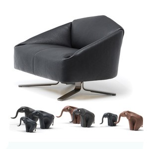 Mingle furniture company hot sale low price living room PU leather leisure chair seating