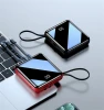 Mini 10000mah Slim Powerbanks Micro Usb & Type C Input 10000 mah Portable Charger Power Banks for All Smart Phone