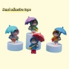 Mini Creative Ornament desktop car decorations cute cartoon umbrella dolls anime action figures one piece action figure