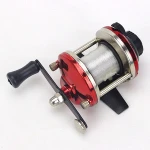 Mini Ice Fishing With Line Raft Wheel Drum Wheel TB Small Shift Reel  Winter Wheel Fishing Reel