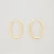 Import Minimalist design real gold plated round shaped high quality prevent allergy titanium steel stud earrings for women from China