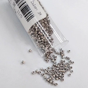 Miyuki Delica 11/0 DB-38 Silver Color -High Quality Expensive Seed Beads Bracelet Handmade Crystal Seed Beads