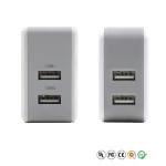 Mobile Phone Universal Travel Adapter QC 3 100-240V 2.1 AMP USB Wall Charger