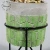Import Modern concrete ornament iron stand succulent artificial plant with cement pot from China