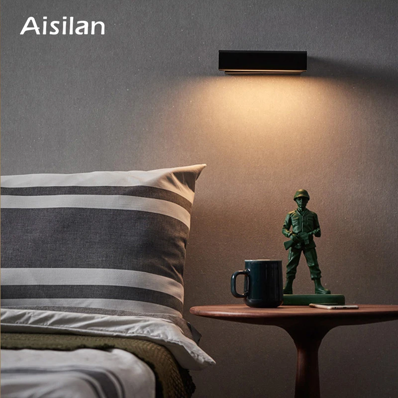 Modern Indoor hotel living room project Dimmable sconce Lamp Adjustable LED Wall mount Light