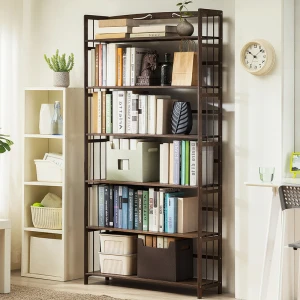 Modern Living Room Book Store Home Bookshelves Wood MDF Display Rack Vintage Cabinet Bookcase Bookshelf Book Shelves