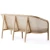 Import Modern Livingroom Furniture Solid Wooden Cane Webbing Furniture Sofa from China