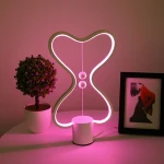 Modern New Smart led table light Net Rechargeable 7 Color Changeable Balance table Lamp