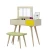 Import Modern Nordic Style Bedroom Wood Furniture Set Makeup Dresser with Mirror and Drawer from China