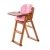 Import Modern portable wooden folding baby dining high chair 503 J from China