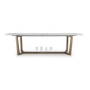 Modern Style Set Home Furniture Rectangle Marble Dining Table