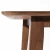 Import Modern Style Wooden Painted Walnut Large Top Dining Table With Chairs 6 Seater from China